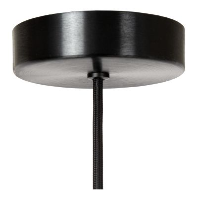 Lucide ORLANDO - Závesné svietidlo - Ø 10 cm - 1xE27 - Smoke Grey